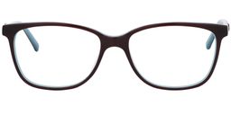 Dana Rectangle Brown Glasses 0