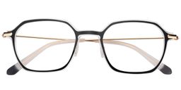 Rebecca Square Black Glasses1