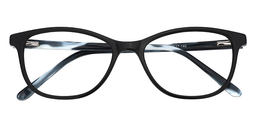 Robin Rectangle Blue-Black Glasses1