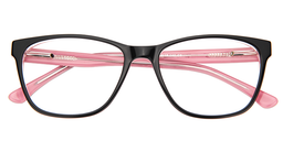 Lisa Rectangle Black Glasses1