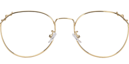Sherry Round Gold Glasses5