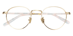 Pamela Round Gold Glasses1