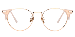 Sandra Round Pink Glasses 0