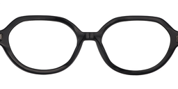 Vanessa Oval Black Glasses5