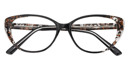 Kelsi Cat Eye Black Glasses1