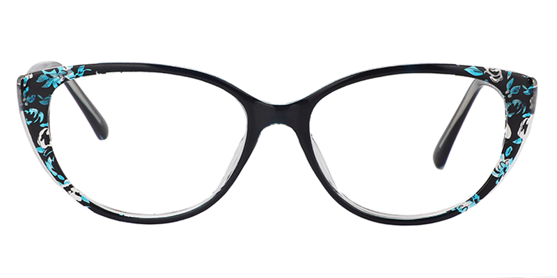 Kelsi Cat Eye Dark Blue Glasses