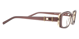 Talia Rectangle Brown Glasses5