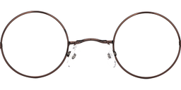 Reggie Round Burnt Umber Glasses2