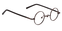 Reggie Round Burnt Umber Glasses4