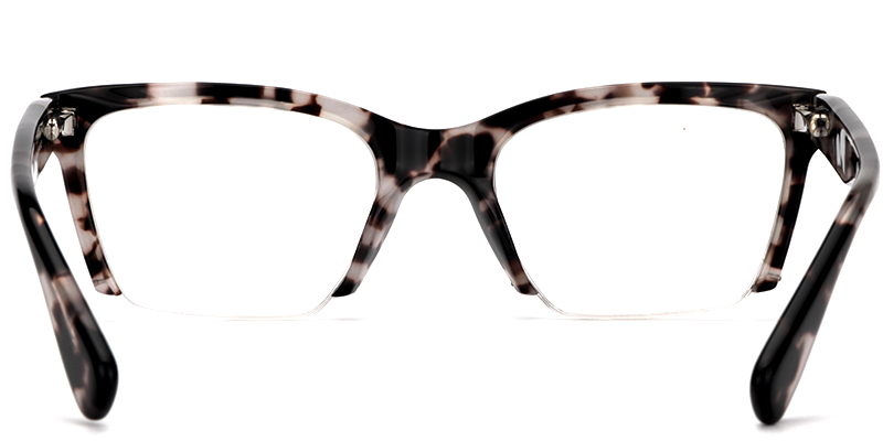 Rectangle Dark Tortoise Eyeglasses5