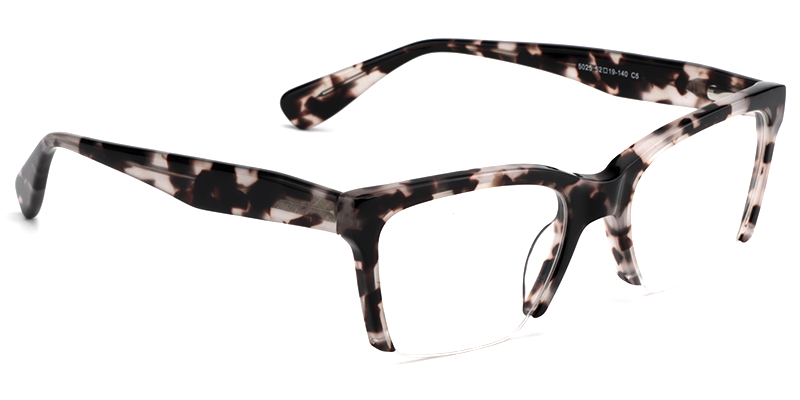 Rectangle Dark Tortoise Eyeglasses3
