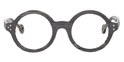 Faithe Round Gray Glasses0