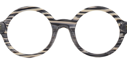 Faithe Round Gray Glasses5