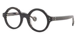 Faithe Round Gray Glasses3