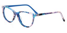 Dorothy Round Blue Glasses3