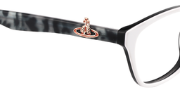 Lorraine Rectangle White Glasses4