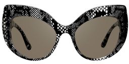 Kait Cat-eye Black Glasses6