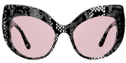 Kait Cat-eye Black Glasses7