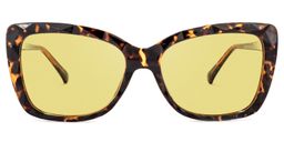 Edna Cateye Yellow-Tortoise Glasses5