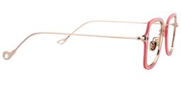 Nydia Geometric Pink Glasses4