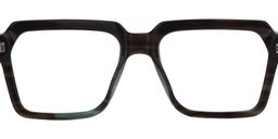 Richard Rectangle Green Glasses5