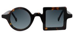Paola Asymmetric Tortoise Glasses5