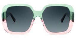 Nikolas Square Green Glasses10