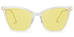 Hilary Butterfly Clear Glasses7