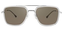 Nayeli Aviator Gray-Silver Glasses8