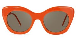 Maria Cat-eye Orange Glasses12