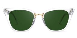 Martha Cat Eye Clear Glasses4