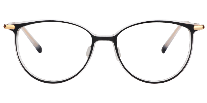 Frieda Round Black Glasses