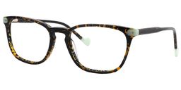 Haley Rectangle Black-Gold Glasses2