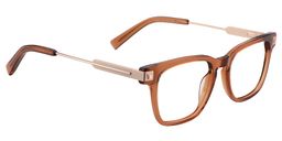 Ava Brown Square Eyeglasses5
