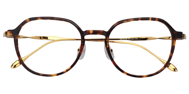 Jimmy Round Tortoise Glasses