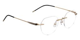 Lilla Geometric Titanium Glasses5