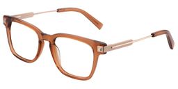 Ava Brown Square Eyeglasses3