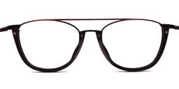 Alibi Aviator Brown-Pattern Eyeglasses5