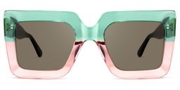 Brandon Square Green-Pink Glasses8