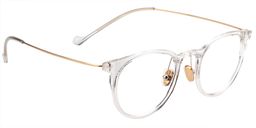 Jessica Round Clear Eyeglasses5