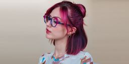 Gilbert Cateye Gray Glasses1