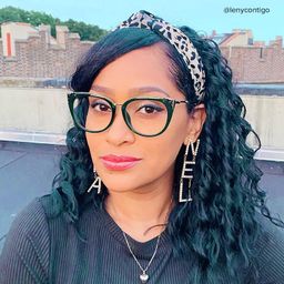 Dalton Dark-Green Cat eye Glasses9