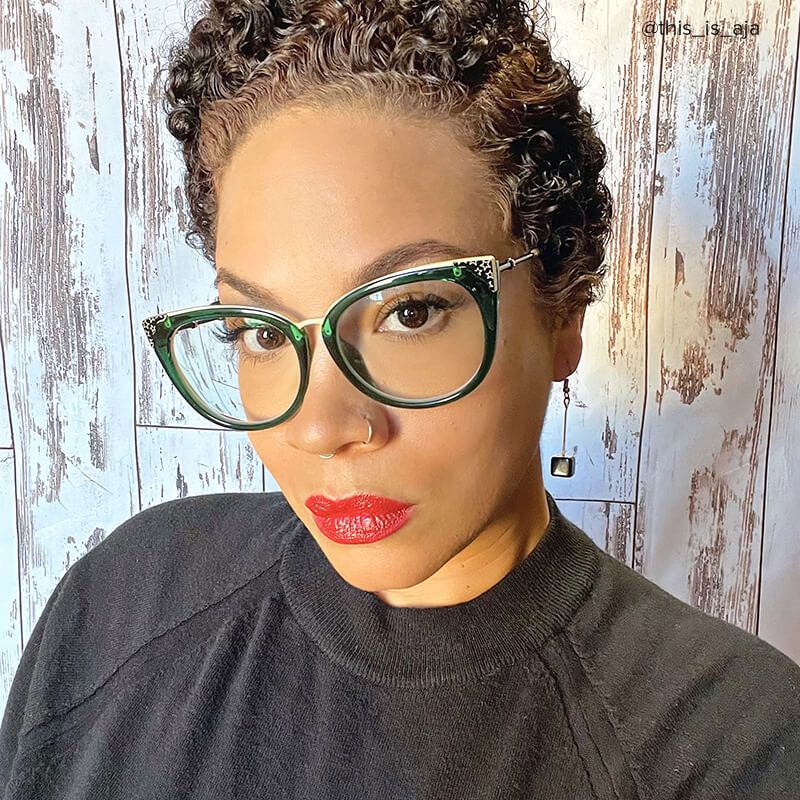 Dalton Cat Eye Dark Green Frame Glasses | ZEELOOL UK8