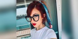 Demetrius Cat Eye Black Glasses1