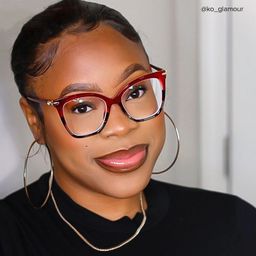 Lamar Red Butterfly Glasses7