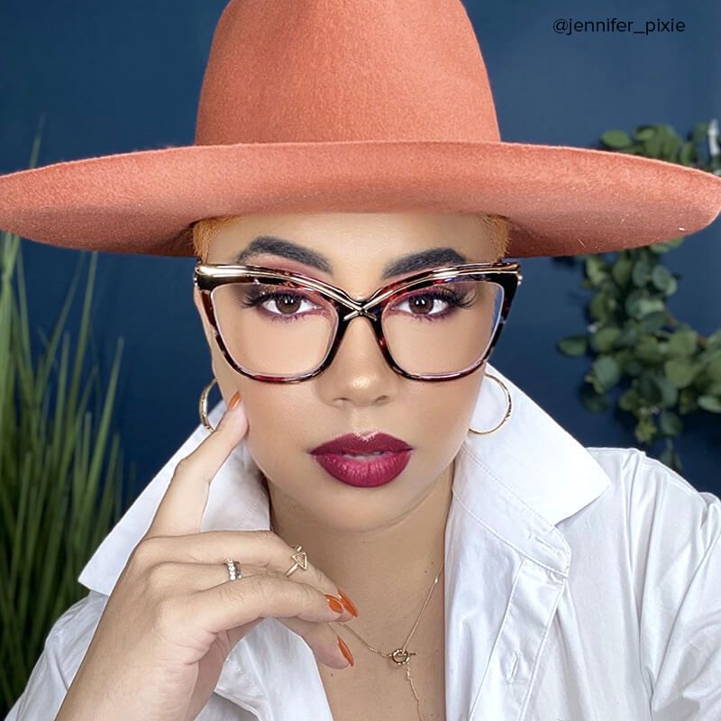 Winston Butterfly Floral Frame Eyeglasses | Zeelool9