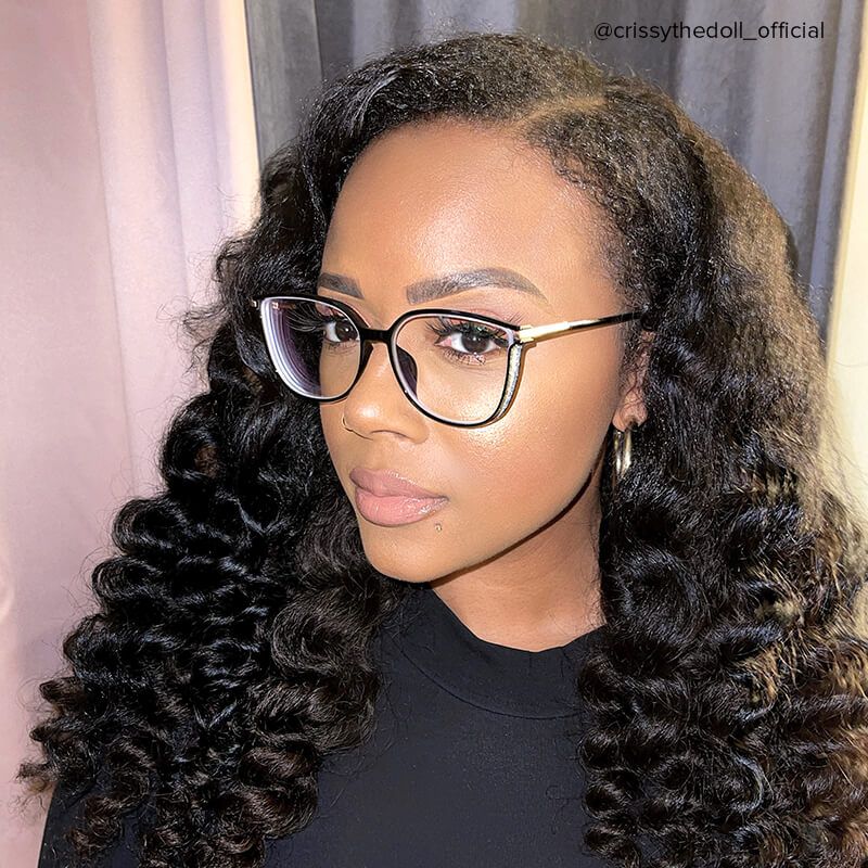 Rodz Square Black Frame Glasses with Prescription Lens10