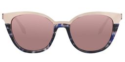 Jarred Cat-eye Tortoise Sunglasses0
