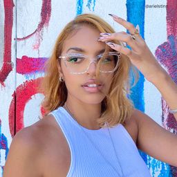 Juliet Clear Rectangle Glasses6