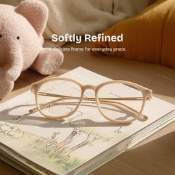 Greene Beige Square Glasses0